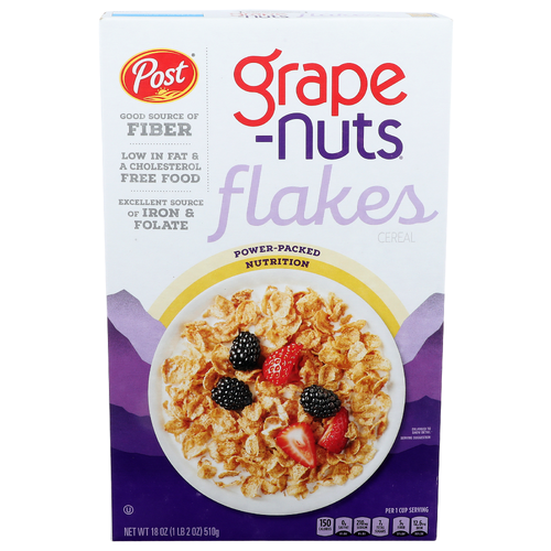 Post Grape-Nuts Flakes Cereal - 18 Ounce