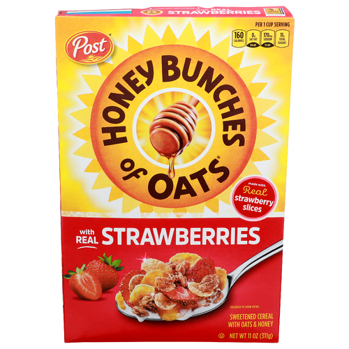 Post Honey Bunches Of Oats With Oats & Honey Sweetened Cereal - 11 Ounce