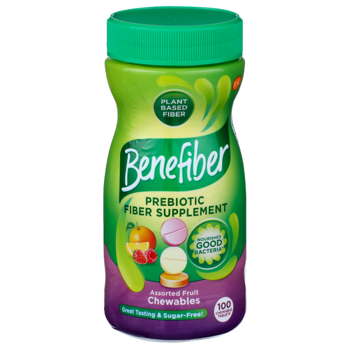 Benefiber Assorted Fruit Chewables - 100 Count