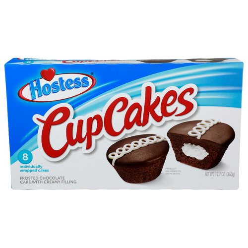 Hostess CupCakes, Frosted Chocolate - 8 Each