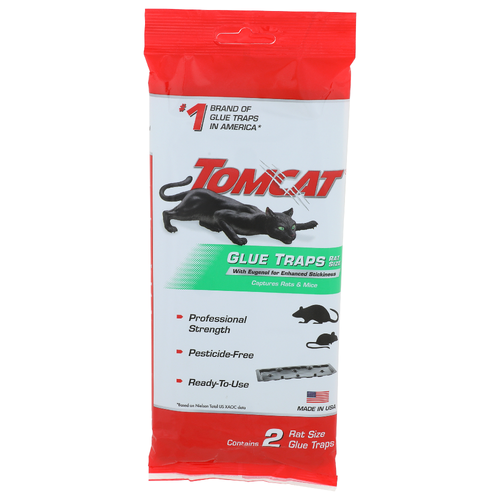Tomcat Glue Traps Rat Size - 2 Count