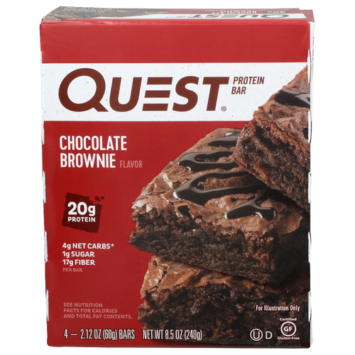 Quest Chocolate Brownie Protein Bar - 2.125 Ounce - 4 Count