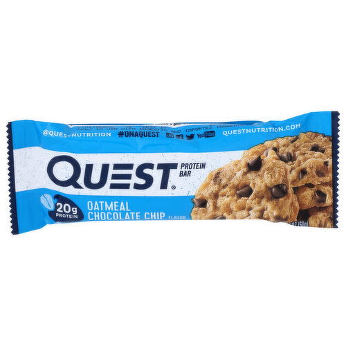 Quest Protein Bars Oatmeal Chocolate Chip - 2.12 Ounce