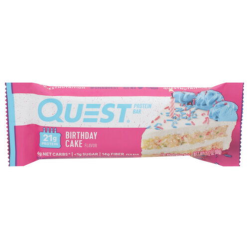 Quest Protein Bar Birthday Cake - 2.12 Ounce