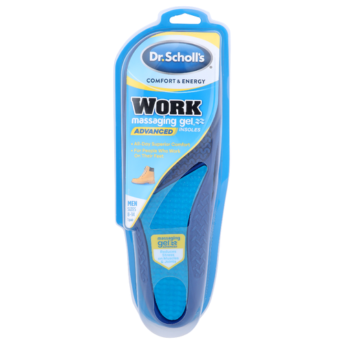 Dr. Scholl's Work Massaging Gel Insoles - 1 Count