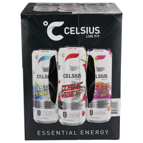 Celsius Sparkling Space Variety Pack Energy Drink - 12 Fluid Ounce - 12 Count Image 1 of 4