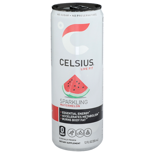 Celsius Watermelon Sparkling - 12 Fluid Ounce