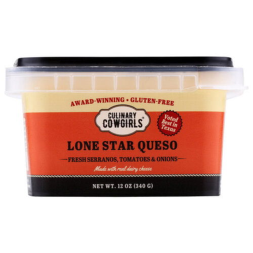 Culinary Cowgirls Cowgrl Queso Ln Str - 12 Ounce