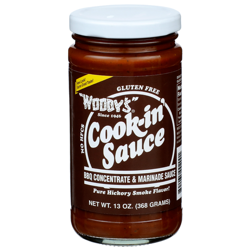 Woody's Pure Hickory Smoke Flavor! Cook-In' Sauce - 13 Ounce