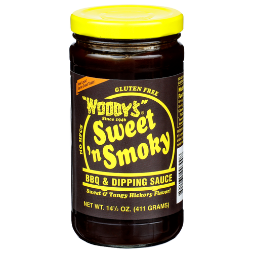 Woody's Sweet'n Smoky Bbq & Dipping Sauce - 14.5 Ounce