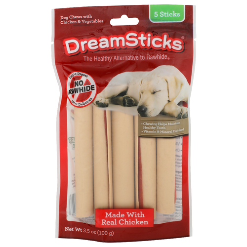 Dreamsticks Dog Chews With Chicken & Vegetables - 0.7 Ounce - 5 Count