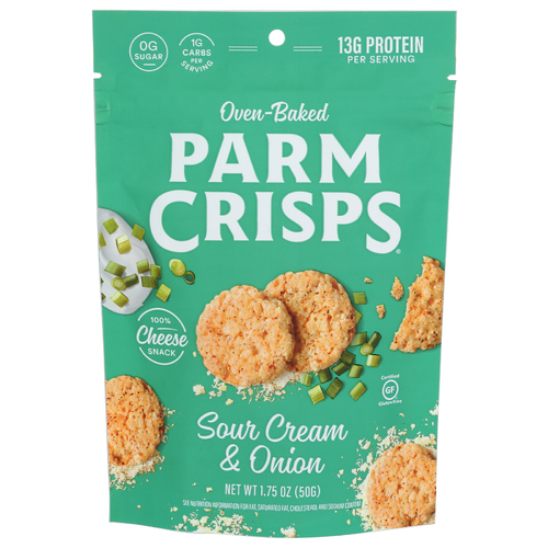 Parmcrisps Sour Cream & Onion Cheese Crisps - 1.75 Ounce
