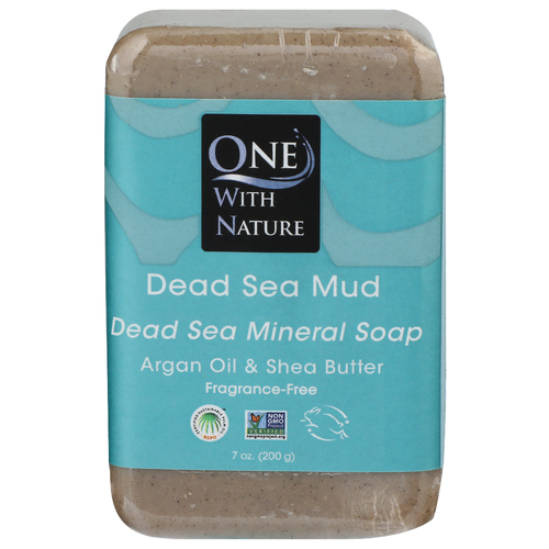 One With Nature Dead Sea Mud Mineral Soap - 7 Ounce