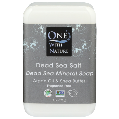 One With Nature Dead Sea Salt Mineral Soap - 7 Ounce