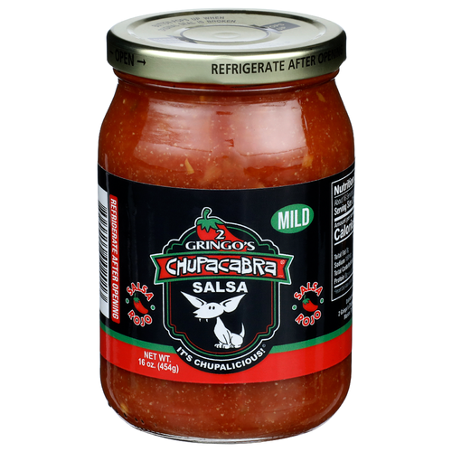 2 Gringo's Chupacabra Mild Salsa Rojo - 16 Ounce