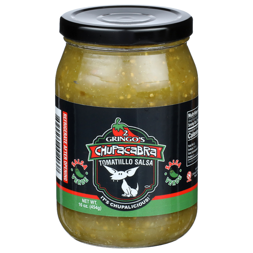 2 Gringo's Chupacabra Tomatiillo Salsa - 16 Ounce