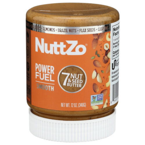 Nuttzo Power Fuel Smooth Natural Nut And Seed Butter - 12 Ounce