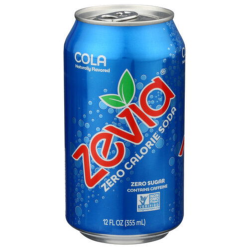 Zevia Cola Soda - 12 Fluid Ounce - 1 Count