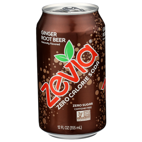 Zevia Ginger Root Beer Soda - 12 Fluid Ounce - 1 Count