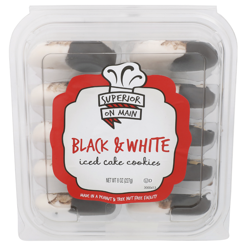 Superior On Main Black & White Cookies - 0.8 Ounce - 10 Count