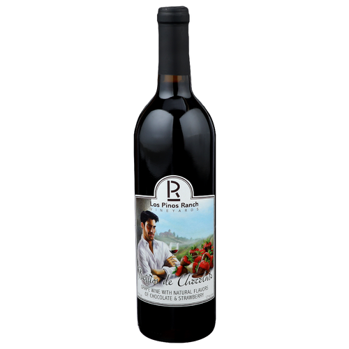 Los Pinos Ranch Vineyards With Natural Flavors Of Chocolate & Strawberry Grape Vine - 750 ml