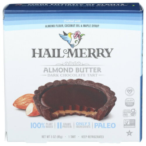 Hail Merry Chocolate Almond Butter Tart - 3 Ounce Image 1 of 4