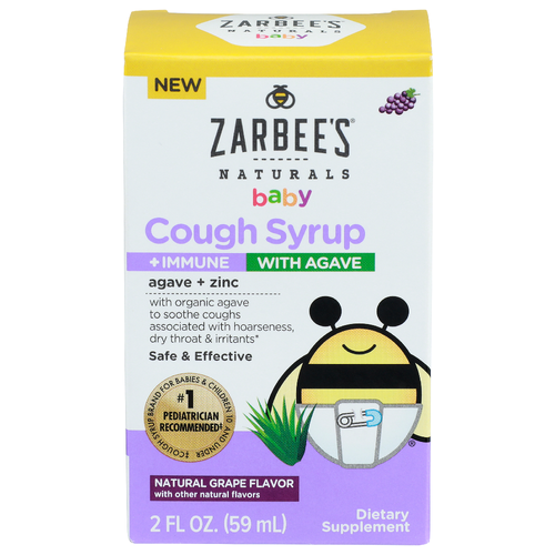 Zarbee's Naturals Baby Natural Grape Flavor Cough Syrup - 2 Fluid Ounce