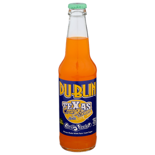 Dublin Bottling Works Texas Orange Dream Soda Craft - 12 Fluid Ounce