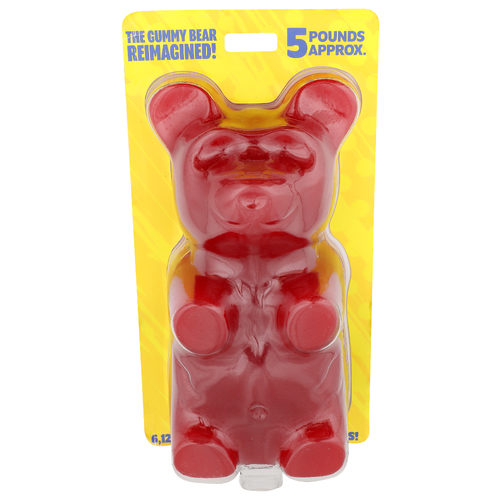 Ggb Candies Cherry Giant Gummy Bear! - 5 Pound Image 1 of 4