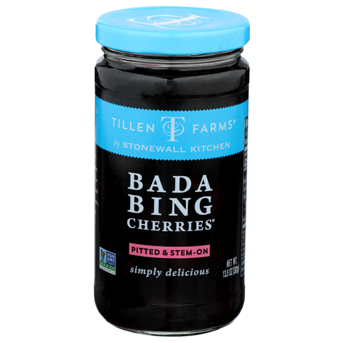 Tillen Farms Pitted & Stem-on Bada Bing Cherries - 13.5 Ounce