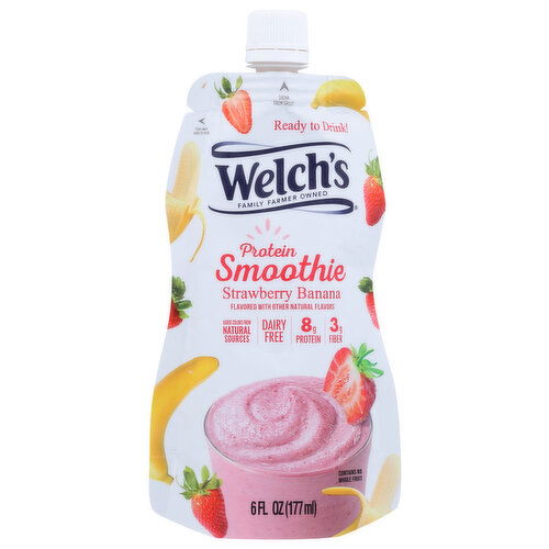 Welch's Smoothie Prtn Strbry Bana - 6 Fluid Ounce