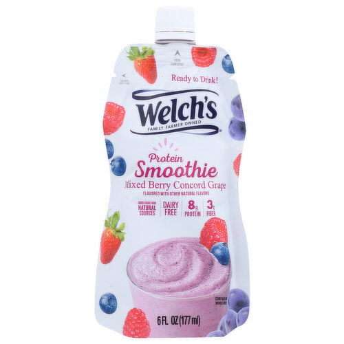 Welch's Smoothie Prtn Mixed Berry - 6 Fluid Ounce