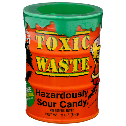 Toxic Waste Hazardously Sour Candy - 3 Ounce