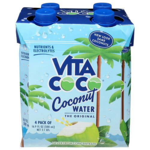 Vita Coco Coconut Water - 16.9 Fluid Ounce - 4 Count