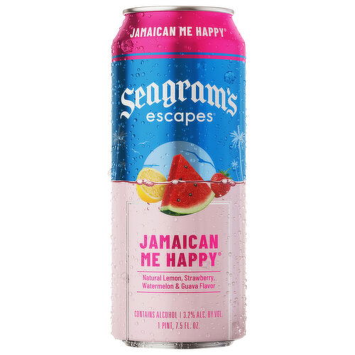 Seagram's Escapes Malt Beverage, Premium, Jamaican Me Happy