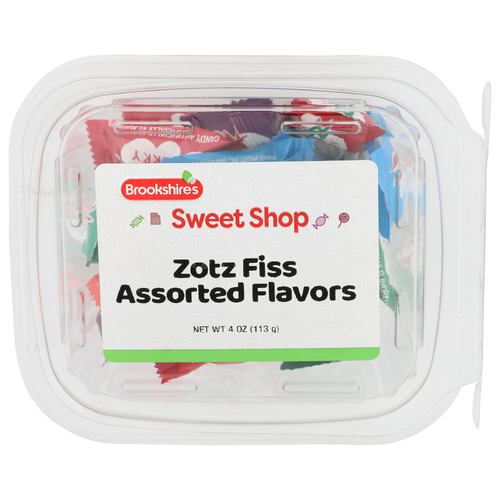 Brookshire's Zotz Fiss Assorted Flavors - 4 Ounce
