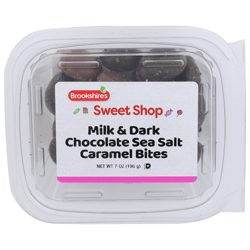 Brookshire's Sweet Shop Milk & Dark Chocolate Sea Salt Caramel Bites - 7 Ounce