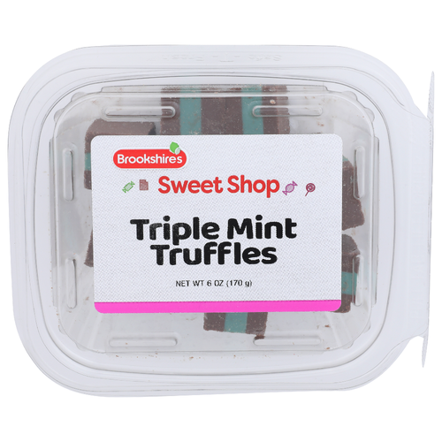 Brookshire's Sweet Shop Triple Mint Truffles - 6 Ounce