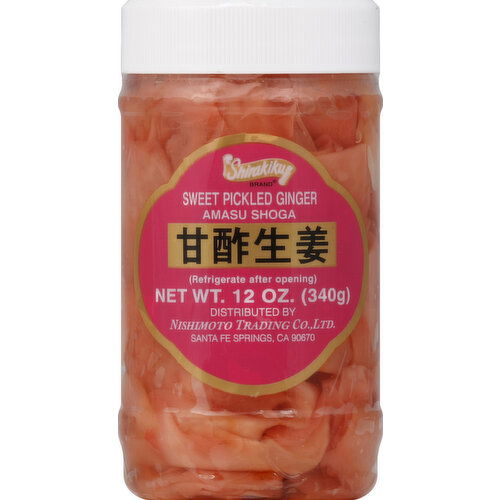 Shirakiku Ginger, Sweet Pickled