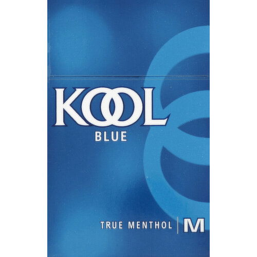 Kool Cigarettes, Blue, True Menthol, 2-Way Box