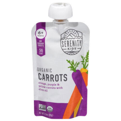 Serenity Kids Carrots, 6+ Months, Organic