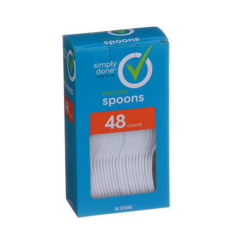 Simply Done Everyday Spoons ( 48 count )