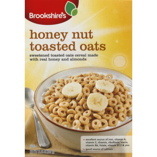 Brookshire's Honey Nut Toasted Oats Cereal