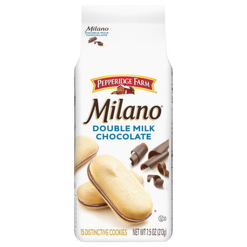 Pepperidge Farm Cookies, Distinctive, Double Milk Chocolate