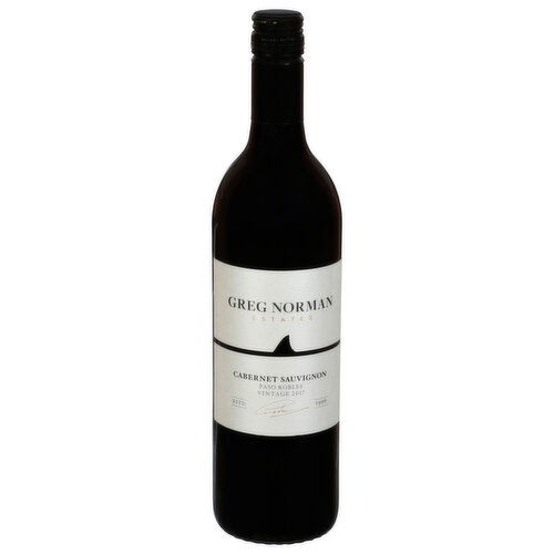 Greg Norman Cabernet Sauvignon, Paso Robles, Vintage 2017 - 750 Milliliter