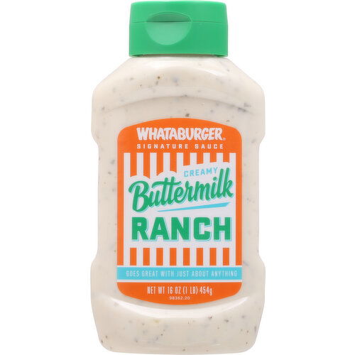 Whataburger Signature Sauce, Buttermilk Ranch, Creamy - 16 Ounce