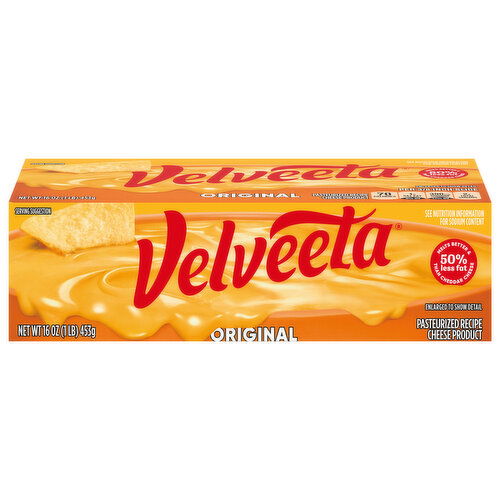 Velveeta Cheese Product, Pasteurized Recipe, Original