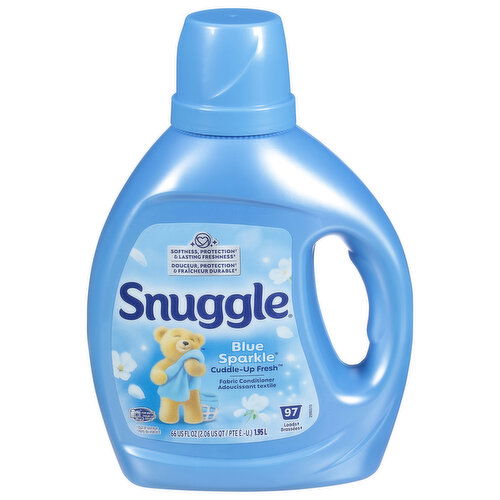 Snuggle Fabric Conditioner, Blue Sparkle - 66 Fluid Ounce