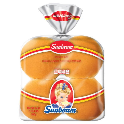 Sunbeam Buns, Jumbo, Enriched