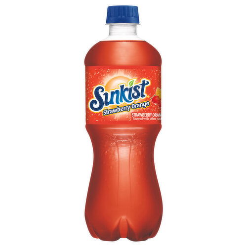 StarKist Soda, Strawberry Orange - 20 Fluid Ounce